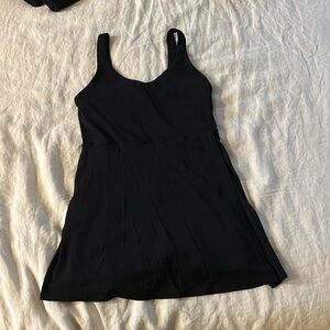 Aerie Black athletic dress w/ built in shorts